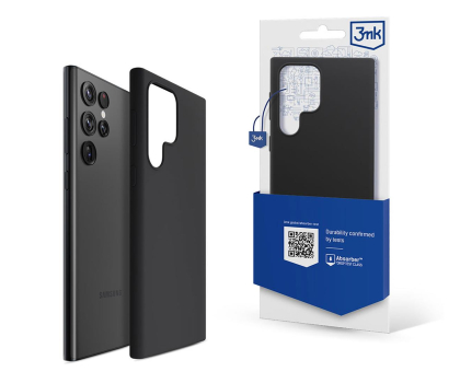 Etui do telefonów 3mk Silicone Case do Samsung Galaxy S24 Ultra czarny